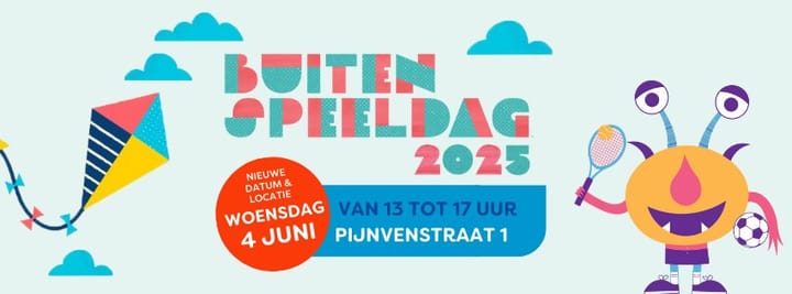 Buitenspeeldag verplaatst naar woensdag 4 juni