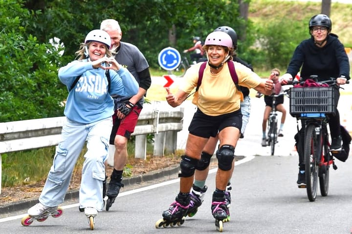 Fietsdag op de Ford-testbanen
