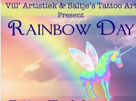 Vandaag 'Rainbow Day' bij Vill'Artistiek