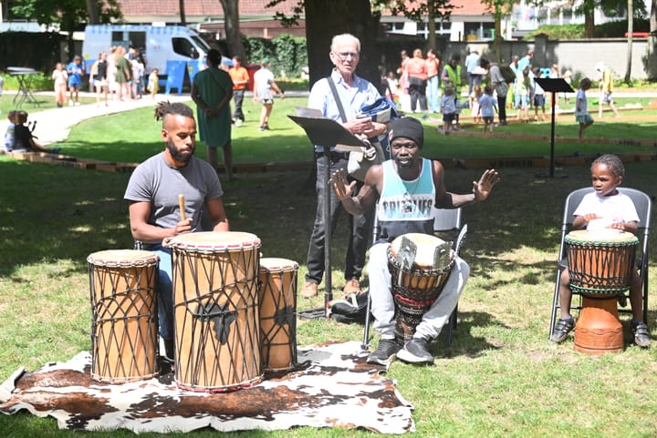 Wereldfeest in het Burgemeesterspark