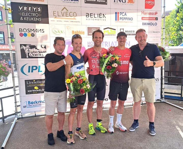 Topeditie Hoeks Triatlon met als winnaar Tom vander Hoogestraete