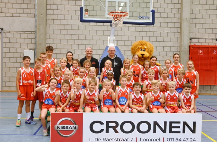 Ploegenvoorstelling bij basket Lommel