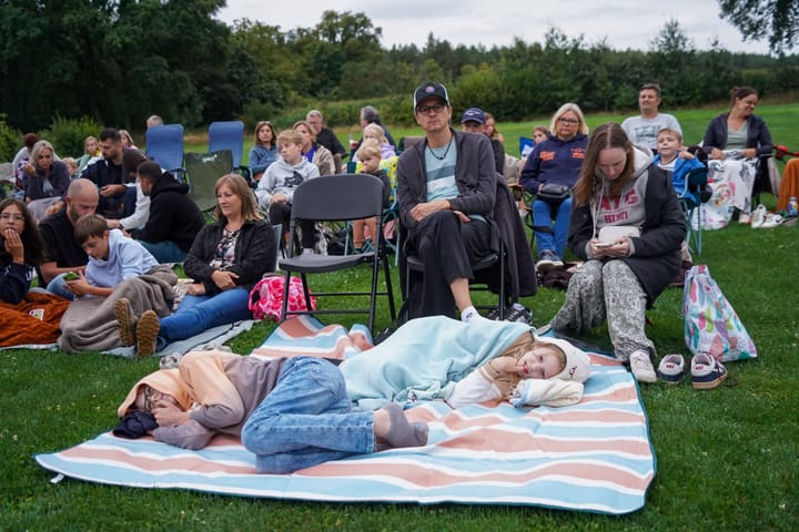 Film in het bos