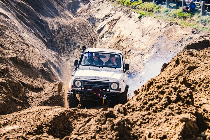 Off-road weekend weer spectaculair