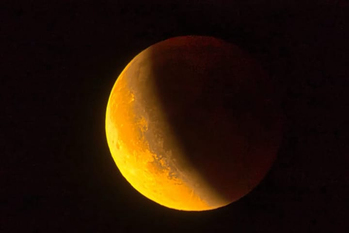 Mooie foto's van de 'bloedmaan'