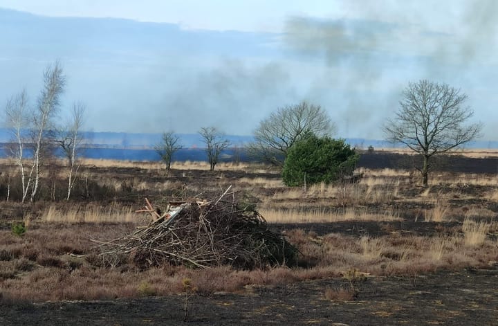 Momenteel brand op militair domein