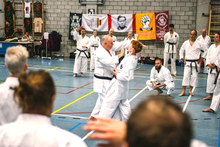 Kata-stage bij Karateclub Kerkhoven
