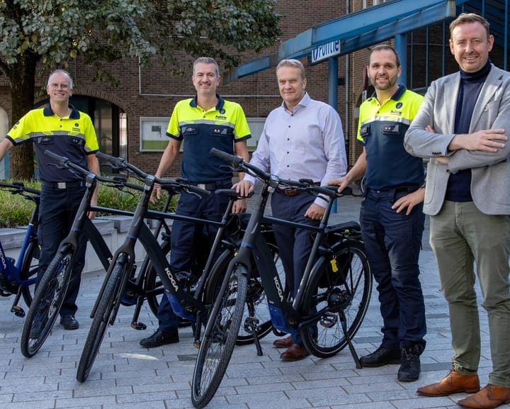 Politiezone versterkt wijkwerking met elektrische fietsen