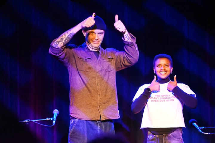 Meskerem Mees en Carlos Garbin waren geweldig op Bar Dada