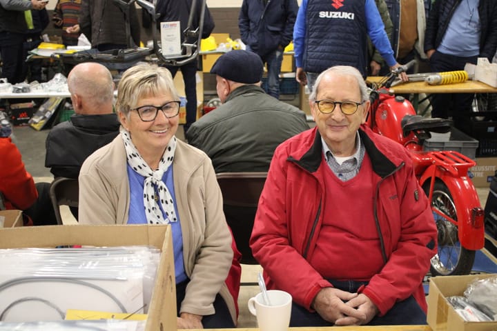 Veel motors op Oldtimer- en Motocrossbeurs