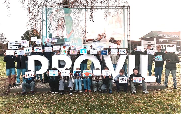 Leerlingen eerste middelbaar Provil steunen de Warmste Week