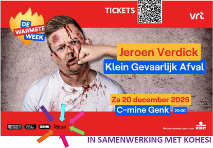 Voorstelling Jeroen Verdick i.s.m. Kohesi voor Warmste Week