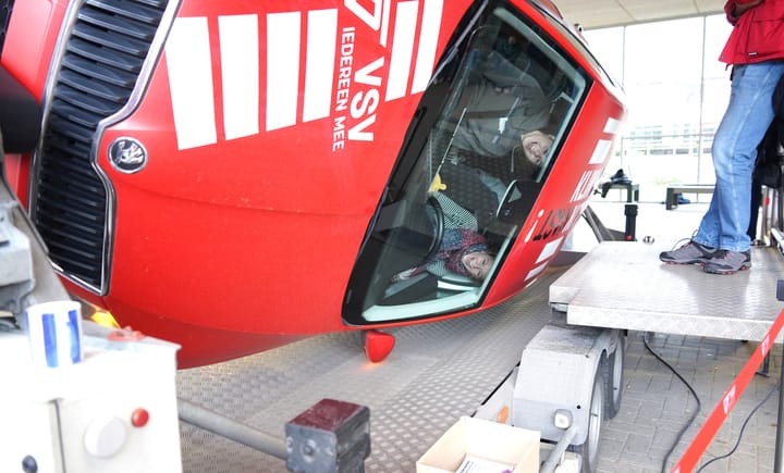 Verkeersweken bij WICO met o.a. spectaculaire 'Tuimelwagen'