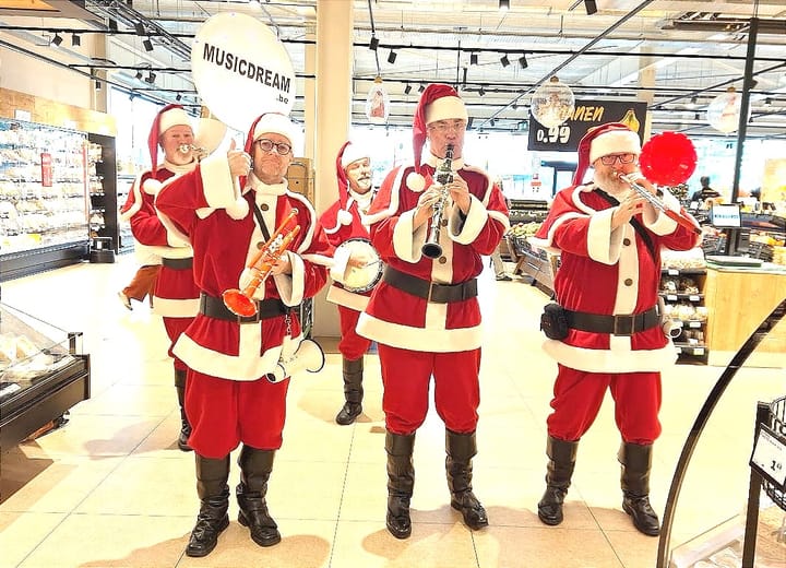Kerstsfeer in de Jumbo