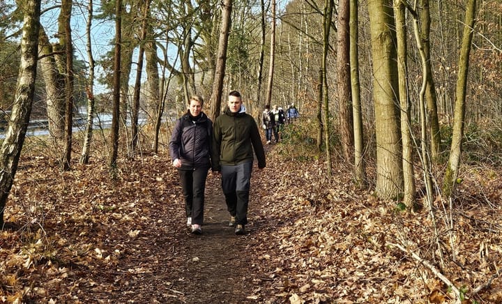 Koud, maar gezond wandelweer voor Grenstocht