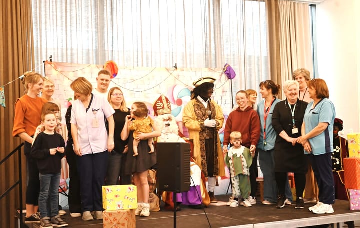 Sinterklaas in het Kapittelhof