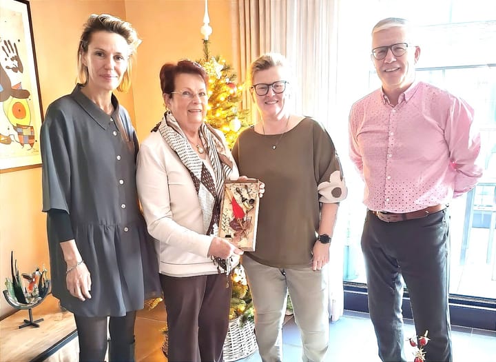 Pluim voor zorgzame Mia