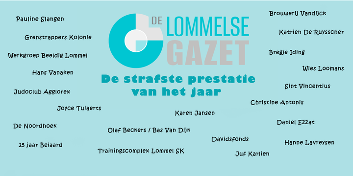 Gedeeltelijke uitslag van de verkiezing 'Strafste Prestatie 2025'