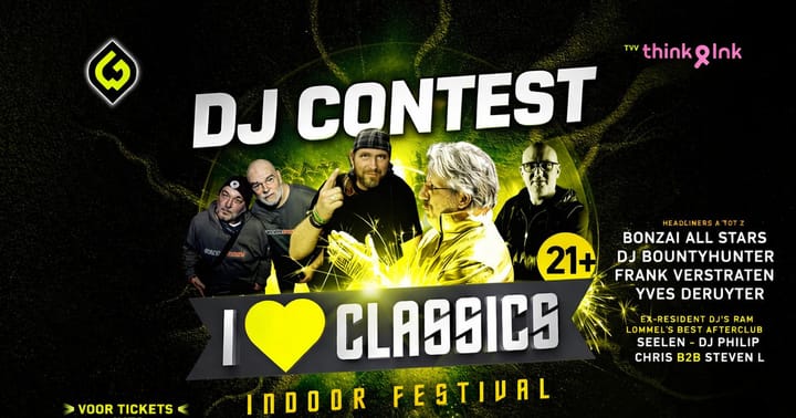 DJ-contest voor I Love Classics 2026 in Lommel: podiumkans voor retro-set