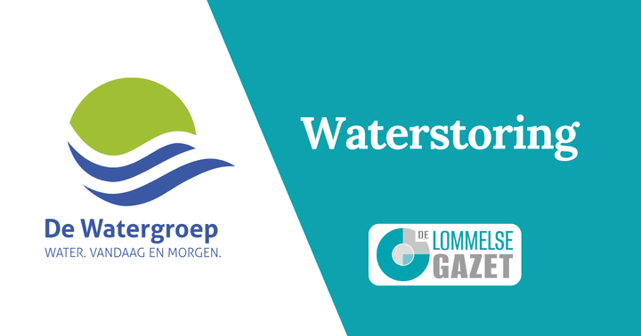 Ongeplande wateronderbreking in Kanaalstraat en Zwarte Weg