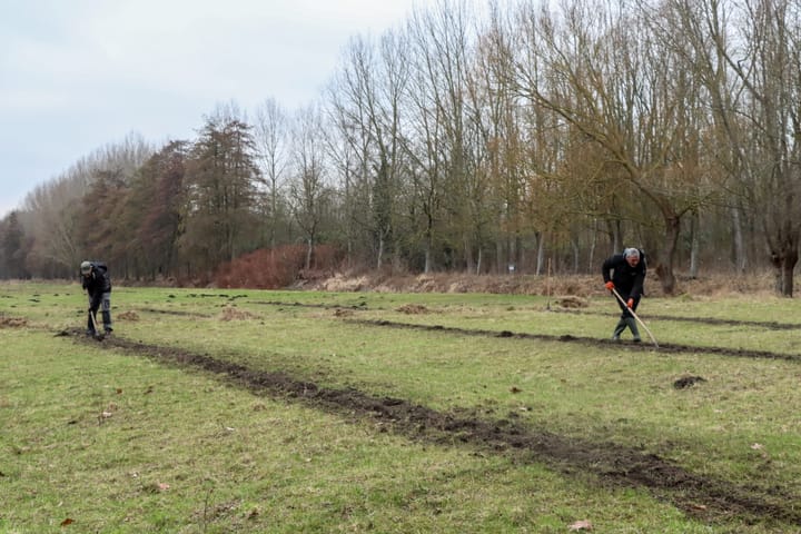 Vrijwilligers maken Vloeiweiden klaar voor de jaarlijkse witterweken