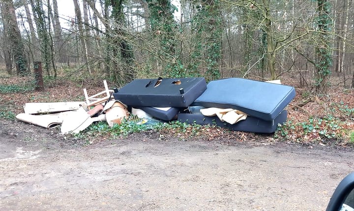Opnieuw sluikstort gevonden in Kattenbos
