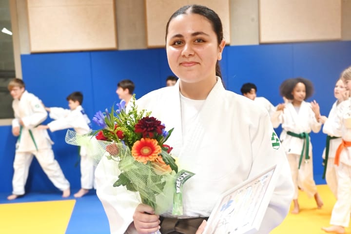 Judoka Julia Hozi gehuldigd