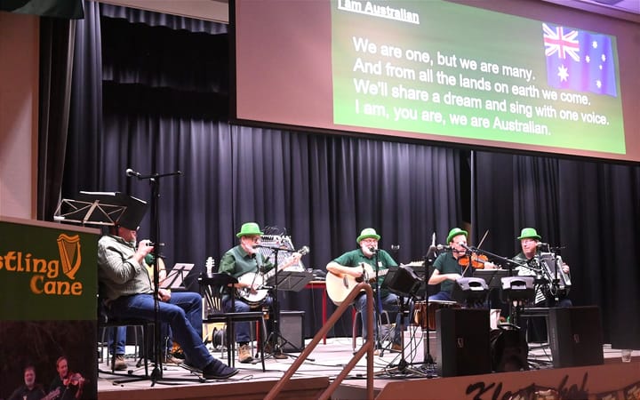 St. Patrick's Day gevierd in Klosterhof