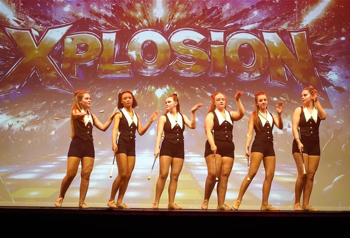 Wervelende majoretten shownamiddag