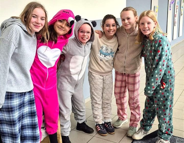 In pyama naar school bij De Speling