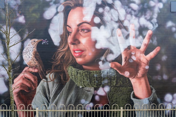 Kunst op de muur in Kolonie