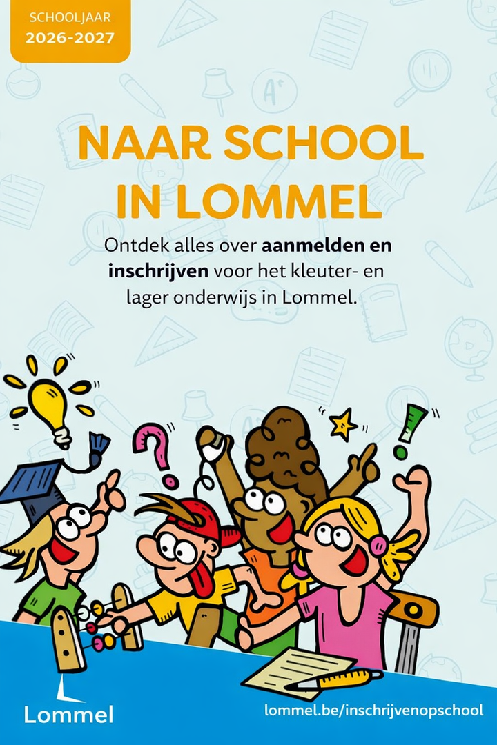 Nog vier dagen om kinderen in te schrijven voor basisonderwijs in Lommel